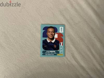 Panini sticker mbappe