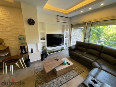 Apartment for sale on the ground floor in The Address Sheikh Zayed compound with ultra-lux finishing, furnished and equipped
