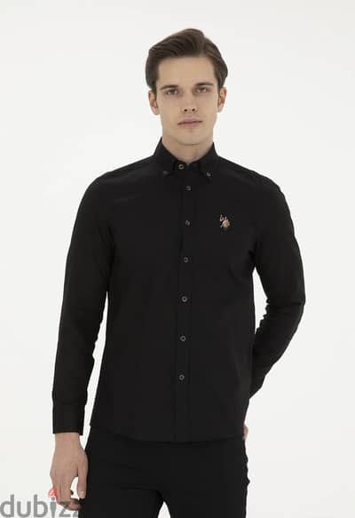 U. S. Polo assn. Men’s Basic Shirt Black - Original