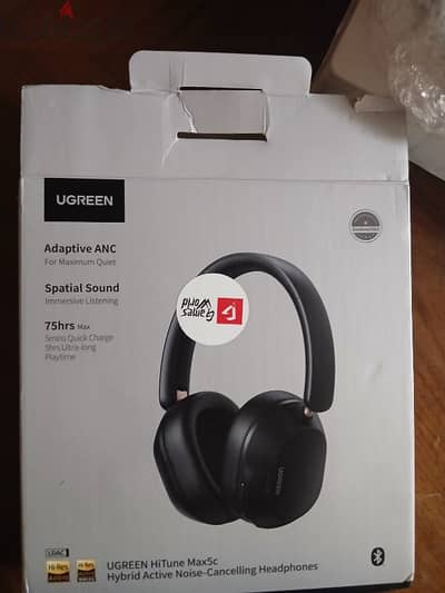 U green max 5 c Anc noise cancel head phone