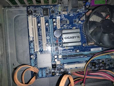 مازر بورد جيجابايت G41 بالبروسيسور والرامة والباورصبلاي