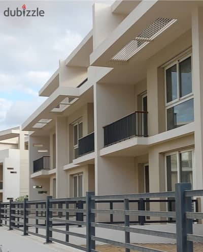 The lowest price for a ready villa for viewing with a view of the Pyramids from Aura