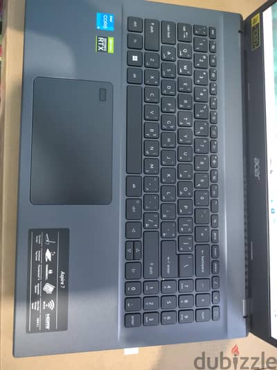 لابتوب ACER aspir 7 gen12 RTX3050