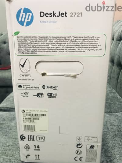 بيع طباعة HP DESKJET 2721