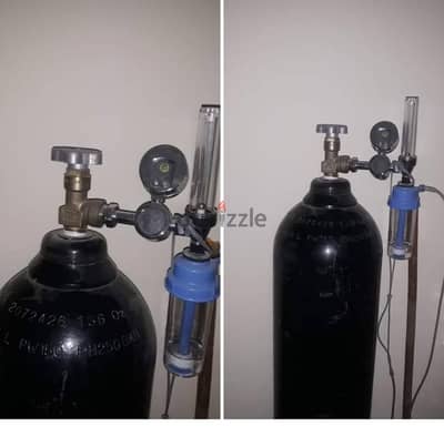 اسطوانه اكسجين ٤٠لتر بالمنظم