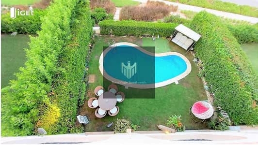 فيلا تاون هاوس 450م للبيع  بحمام سباحة - تاني صف من lake -استلام فوري-متشطبة بالكامل في مراسي - الساحل الشمالي - سيدي عبدالرحمن