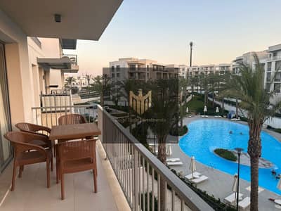 شاليه للايجار في مراسي بفرش مميز يطل علي اللاجون - الساحل الشمالي