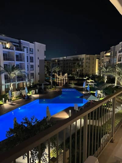 Chalet for sale in Marassi Marina West Two bedrooms two bathrooms and a reception area Features a stunning view bahry Includes kitchen and air conditi