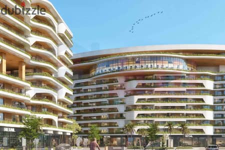 شقة Resale للبيع 134م سموحة - كومباوند The One (شارع البرت الأول - إستلام 2028 - مقدم: 2,598,000 ج - فيو بحرى صريح علي نادي ستيا)