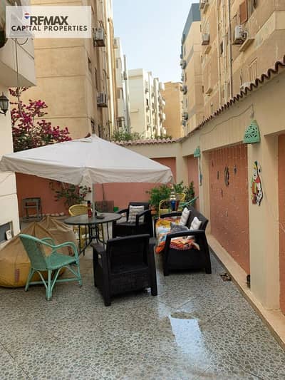Apartment for sale 135 meters, ground floor with a private garden of 60 meters, fifth district, Al Tagamo' Al Khames, New Cairo