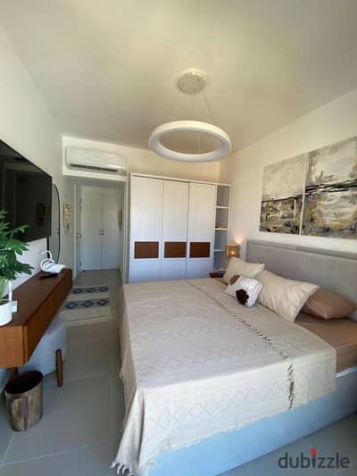 Fully Finished chalet with AC's & Kitchen with prime view  in Azha Ras El Hekma
