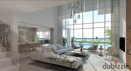 Premuim Fully Finished Chalet Overlooking the Lagoon Next to Marassi, for Sale with Installments