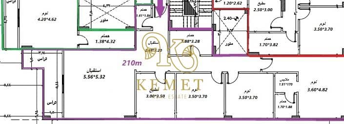 Modern 210m² Apartment for Sale in Prime Beit Al-Watan Location.