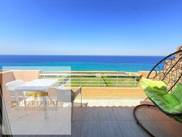 Fully finished Twin House READY TO MOVE handover140 m first row directly overlooking the sea. Includes 4 air conditioning units Located in Telal Ain So