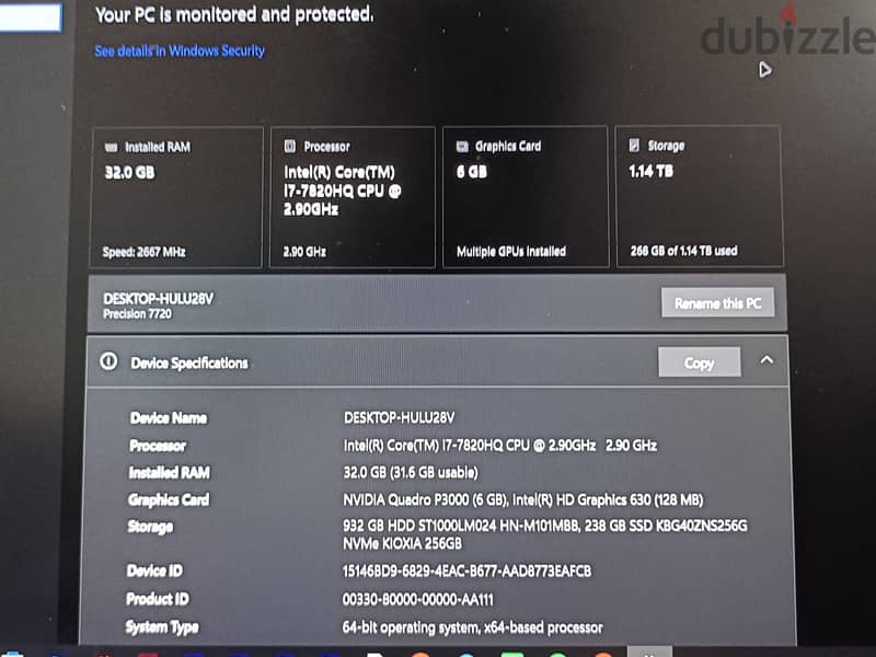 Dell Precision 7720 Workstation 2