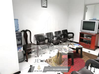 For rent, an administrative apartment of 50 meters in Saba Pasha on Abdul Salam Aref Street