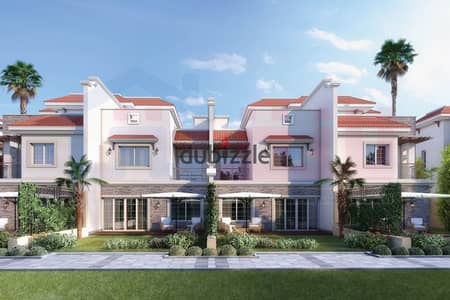 فيلا Town House Middle للبيع 280م مباني + 245م أرض كومباوند صواري - السعودية المصرية