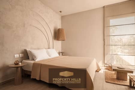 Chalet with 3 rooms, fully finished and ready for delivery and immediate viewing – in Zahra Sidi Abdel Rahman, North Coast