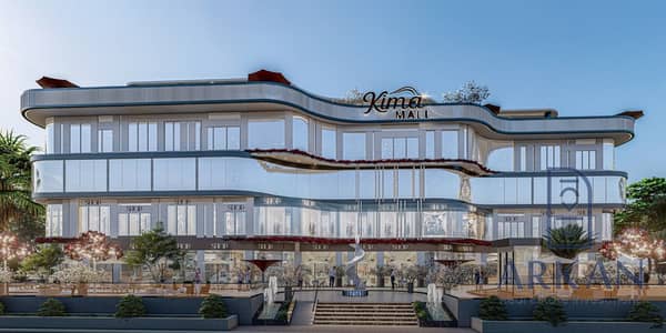 Own your shop with a down payment of 154,000. Ground floor, 22m frontage, opposite Gama School, Hadayek October.