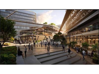 مكتب بمساحة 170 متر بمقدم 5% وتقسيط حتى 8 سنوات في بارك ستريت - سيتي ستارز - الطريق الدائري. Park St. City Stars Ring Road