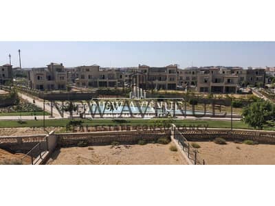 توين هاوس استلام فورى للبيع باكبر مساحة ارض للبيع فى كومباوند بالم هيلز قطامية  - Palm hills katameya compound
