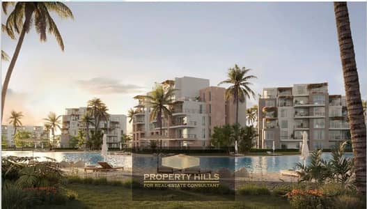 A distinguished chalet fully finished immediately received with a sea view in the Sea Shore Compound, Hyde Park in Ras El Hekma next to Hacienda Palm Hills