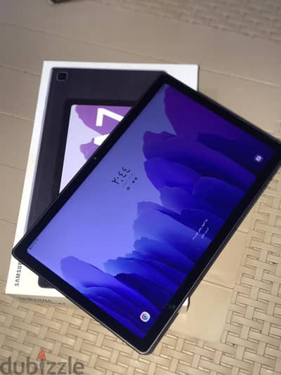 samsung tap a7 حالة فوق الممتازة بكل مشتملاته