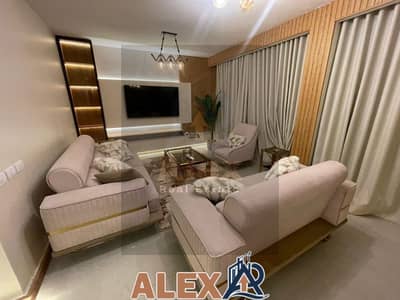 Furnished apartment for rent in Palm Hills Alamein fully air-conditioned