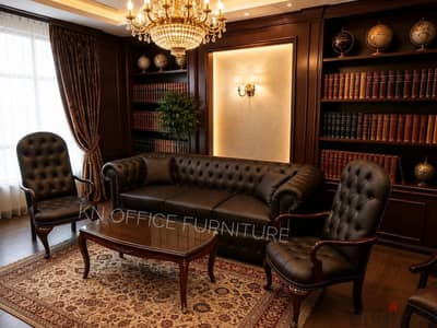 انتريه جلد مستورد عالي الجودة من شركة KN office furniture