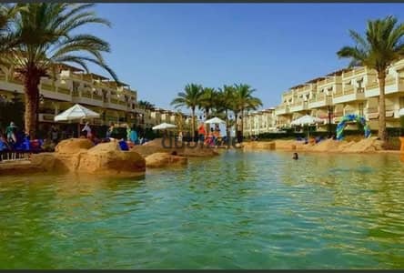 Ground floor chalet with a private garden, 70 square meters, in the Plagio Village in Ain Sokhna.