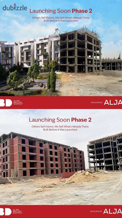 For sale: A fully finished apartment with a 600,000 down payment, located directly on Suez Road—right across from Madinaty and next to New Giza and La