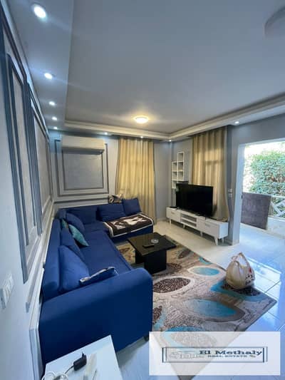 Furnished studio for rent in New Cairo, in Al-Rehab City, in the fifth phase