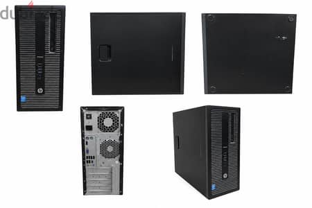 كمبيوتر HP ProDesk بحالة ممتازة - Core i5 - رام 16GB - مع شاشة