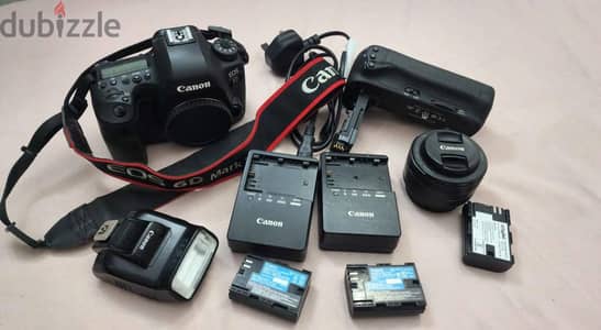 Camera canon 6D Mark 2 With lens 50 Stm F 1.8