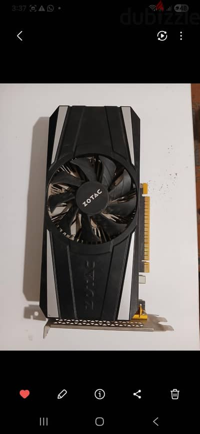 Nvidia GTX 1050 TI 4gb