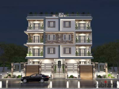 215 m apartment in the main بيت الوطن expansions northern October next to Cairo University and جنة October and Club of the Hunt and Mall of العرب in installments over two years without interest from the owner directly
