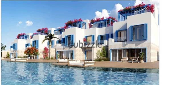 Floating Townhouse for Sale in Naya Bay Ras El Hikma | 190m + Roof 60m | Delivery Within a Year | Deposit 10%
