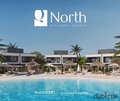 Chalet 90m + Roof 50m in Q North | Fully furnished and installment for 10 years