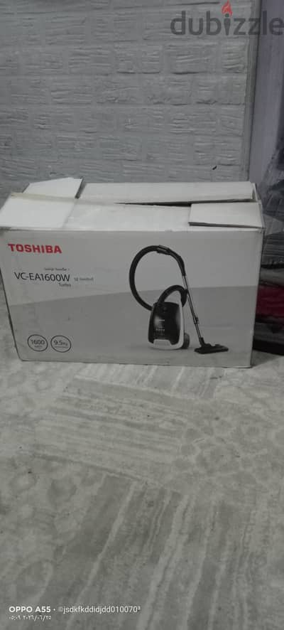 مكنسه كهربائيه توشيبا 1600w تربو زيرو بالكرتونة