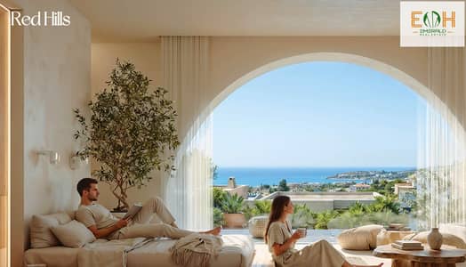 Own a 95m apartment with a private garden and a pool view in Sahl Hasheesh.