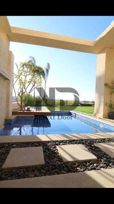 شاليه فاخر أرضي بجاردن للإيجار في هاسيندا باي | 3 غرف نوم | موقع مميز