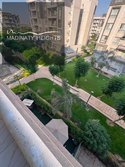 Apartment 116 sqm for sale cash in Madinaty B12 | First residence | 3 rooms | Garden view