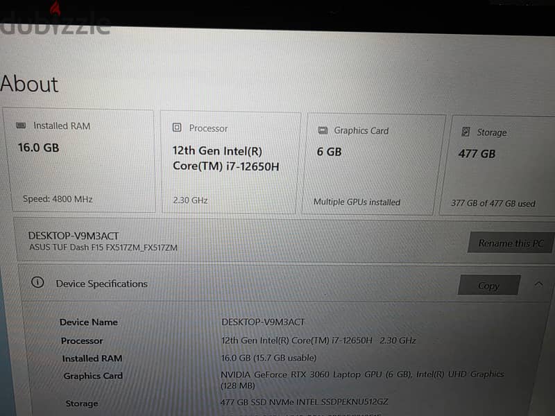 asus tuf f15 4