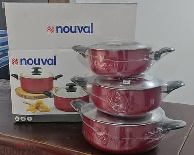 طقم نوفال 3 قطع بنص التمن ب. 600 بدل 1000