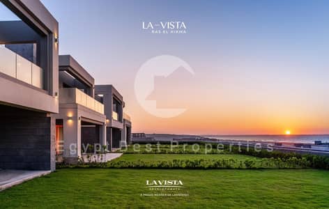 Standalone Villa For Sale in La Vista Ras El Hekma Ready To Move installments Full Sea View