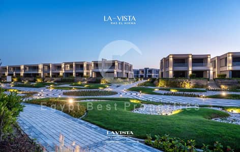 Chalet For Sale in La Vista Ras EL Hekma Sea View Ready To Move installments