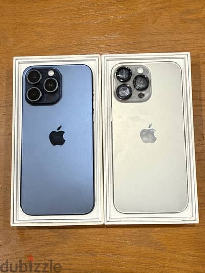 iPhone 15 Pro Max - خطين فعليات