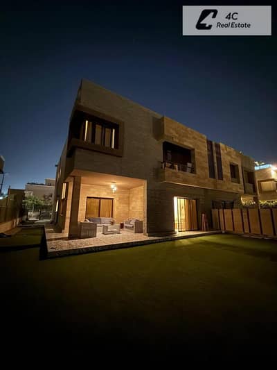Twin house ready to move fully finished resale below market price 3 bedrooms plus nanny and driver rooms in Taj City New Cairo near Golden Square