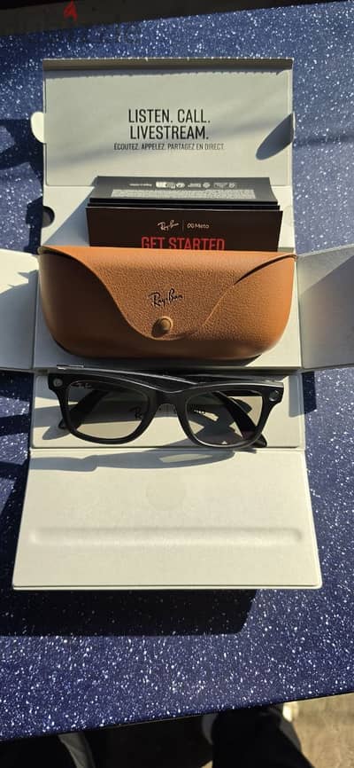 نضارة Ray-Ban Meta الذكية الجيل التاني بحالة ممتازة