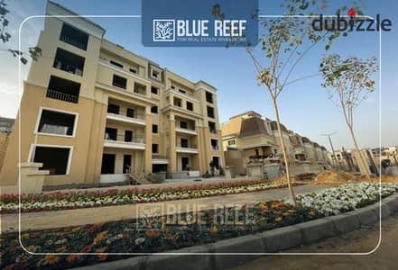 Discounted price Apartment with garden ready to move open view in Sarai Compound